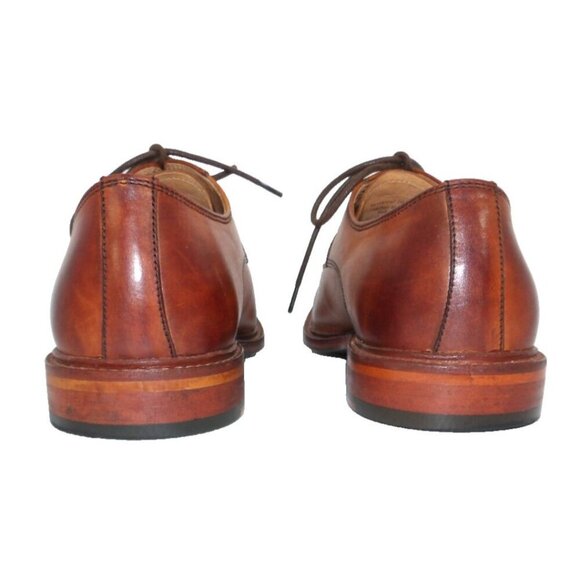 WARFIELD & GRAND Berkeley men's brown leather lace up oxford dress shoes size 10 - Picture 3 of 8